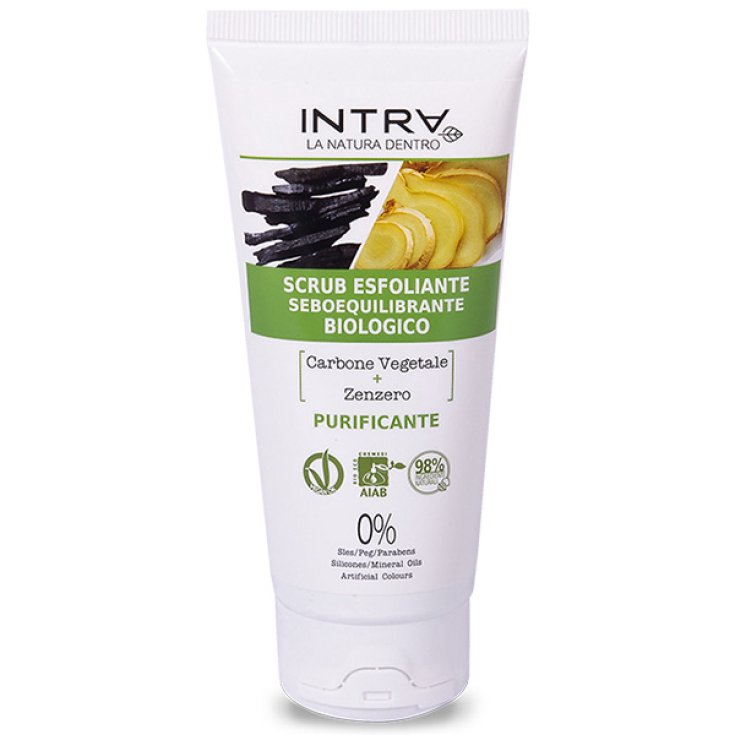 Carbone Vegetale & Zenzero Scrub Esfoliante INTRA 75ml