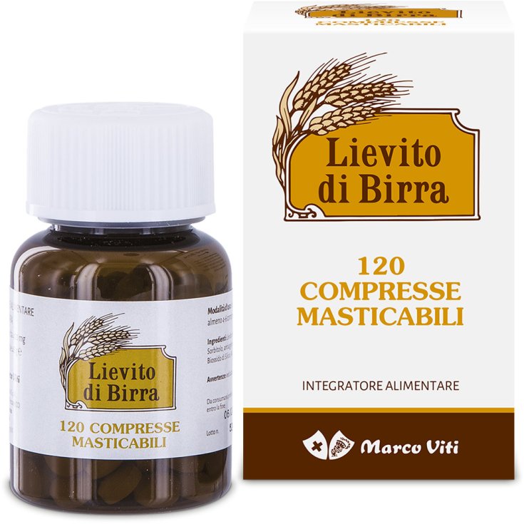 Lievito di Birra Marco Viti 120 Compresse Masticabili