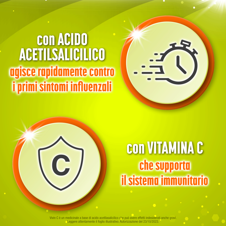 Vivin C 330mg+200mg Menarini 20 Compresse Effervescenti