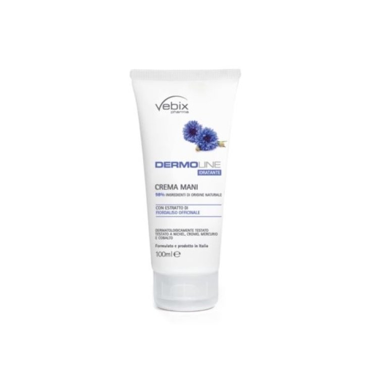 Vebix Dermoline Crema Mani Fiordaliso Vebi 100ml