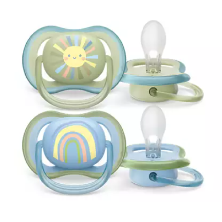 Ultra Air Succhietto 0-6M Blu Colori Misti Avent 2 Pezzi