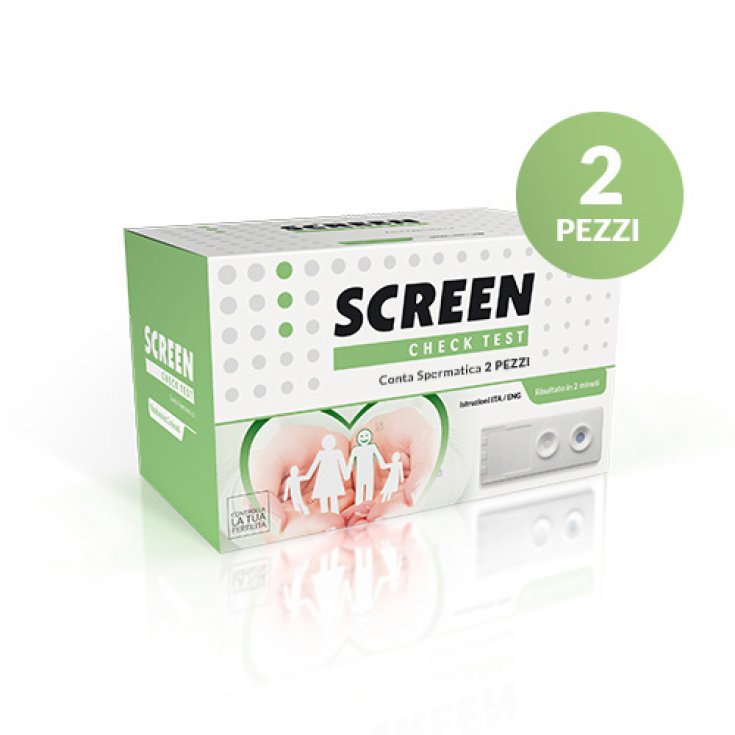 Screen Pharma Test Conta Spermatica 2 Pezzi