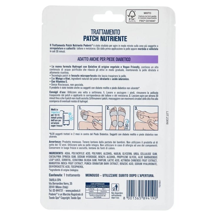 Trattamento Patch Nutriente Podovis 1 Trattamento