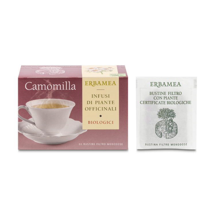 Infuso Di Camomilla Erbamea 20 Bustine Filtro