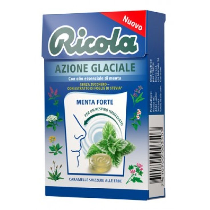 Ricola Azione Glaciale Con Olio Essenziale Di Menta 50g
