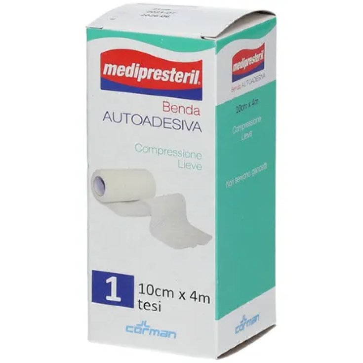 Medipresteril Benda Autoadesiva 10x4cm Corman 1 Pezzo