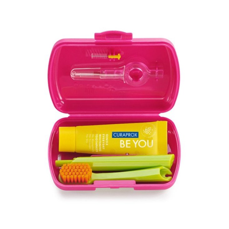 Set Da Viaggio Rosso Curaprox 4 Pezzi