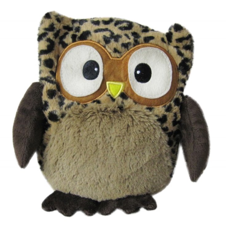 Warmies Peluche Termico Gufo Hooty Leopardo
