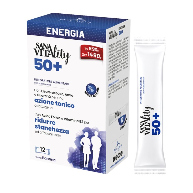 SANAVITALITY Energia 50+ PALADIN PHARMA 12 Stick Pack