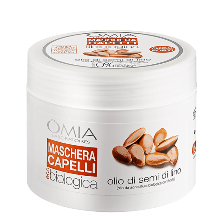 Maschera Capelli Semi Di Lino Omia 250ml