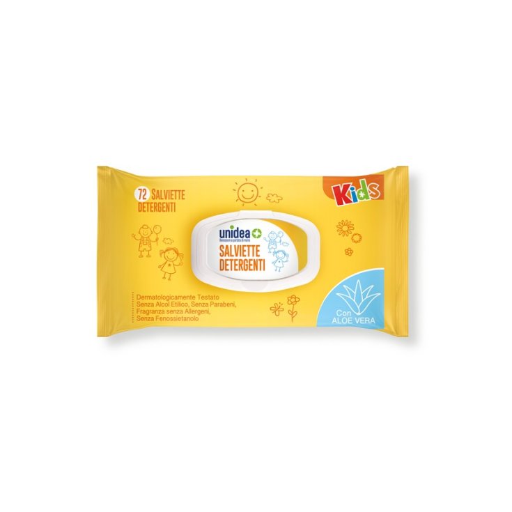 SALVIETTE DETERGENTI Kids unidea 72 Salviette