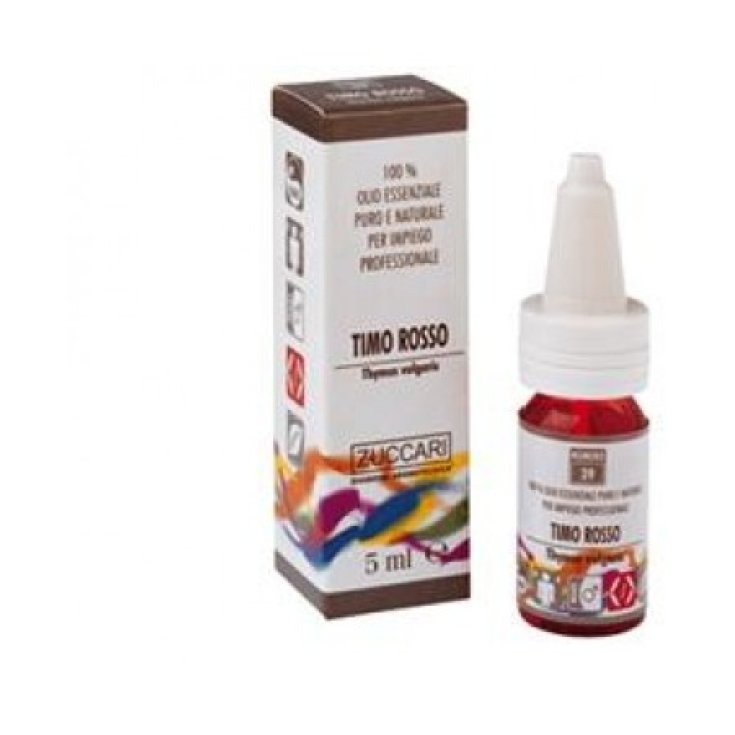 Timo Rosso Olio Essenziale Naturale Zuccari 10ml