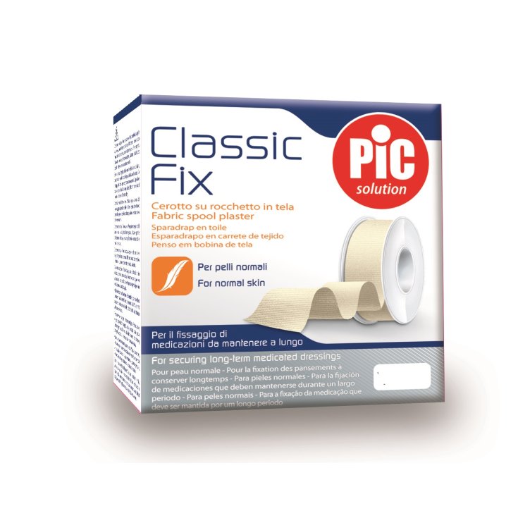Classic Fix 2,5cm x 5m Cerotto su Rocchetto in Tela PIC