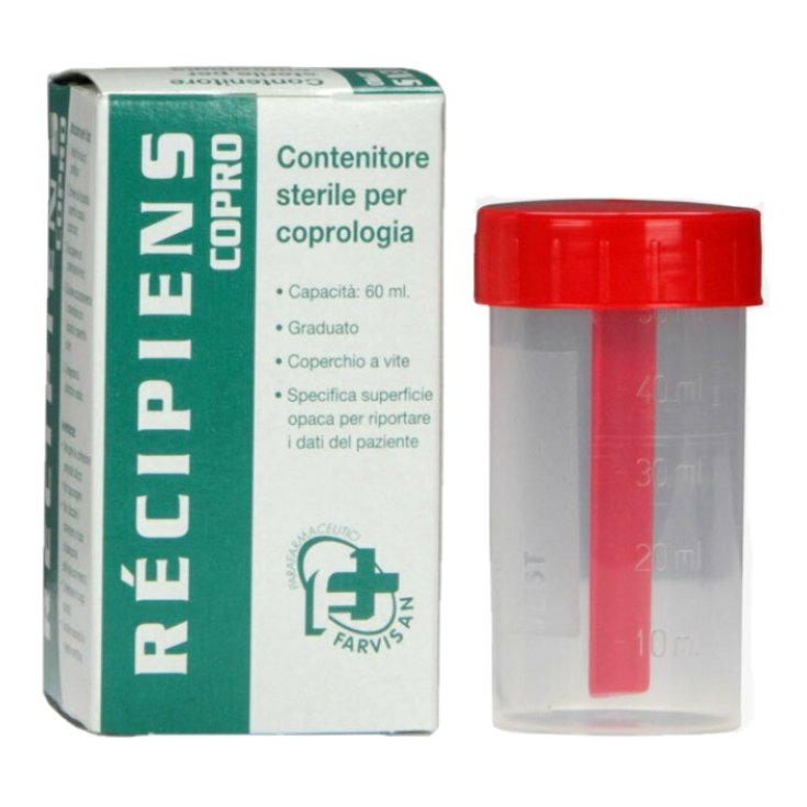 Recipiens Copro Contenitore Feci Farvisan 60ml
