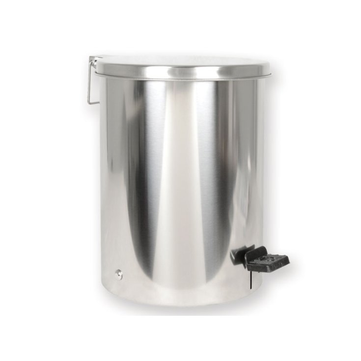 CESTINO RIFIUTI INOX C/SECC PL