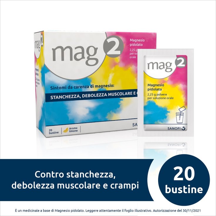 Sanofi Mag 2 2,25g Polvere Per Soluzione Orale 20 Bustine