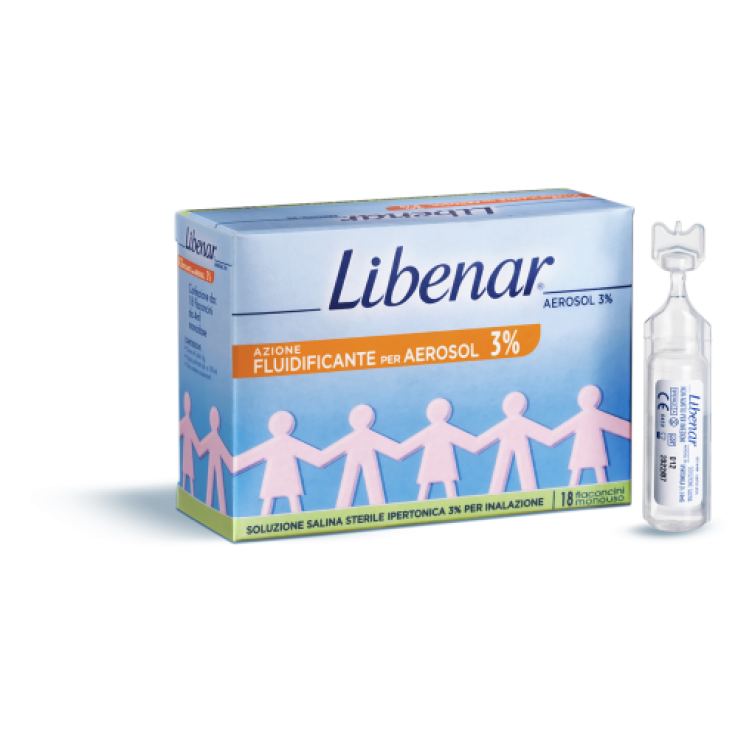 Libenar Soluzione Ipertonica Per Aerosol 3% 18 Flaconcini