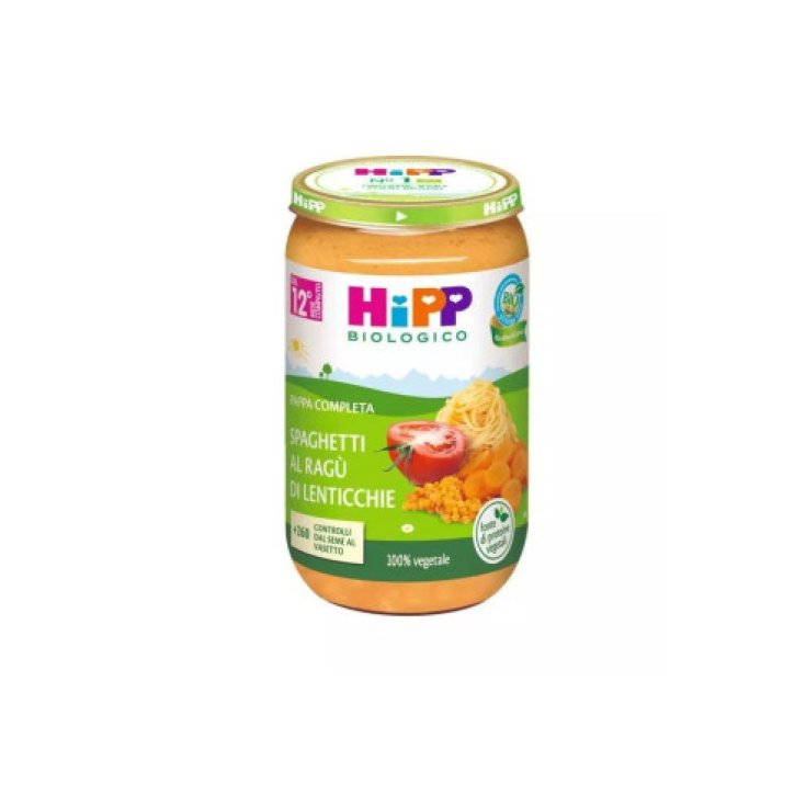 Spaghettini Al Ragù Di Lenticchie Hipp Biologico 220g