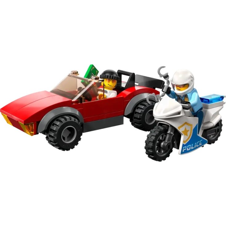 Inseguimento sulla Moto della Polizia LEGO