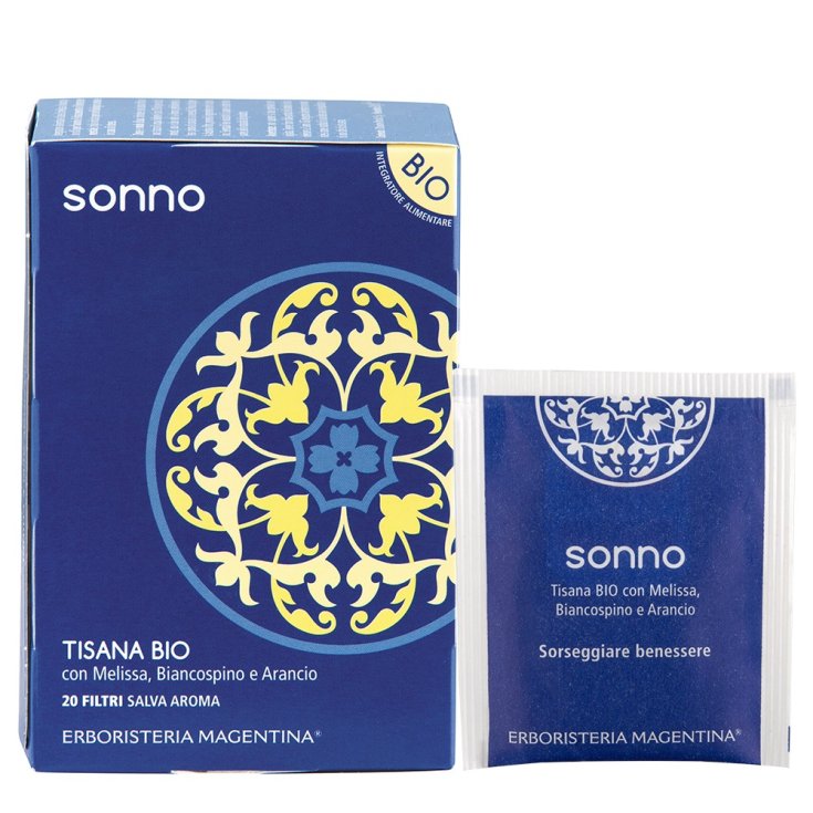 Sonno Tisana BIO Erboristeria Megentina 20 Filtri
