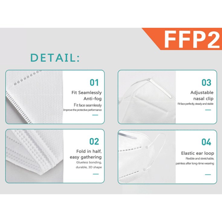 MASCHERA FFP2 TF-9006 20PZ