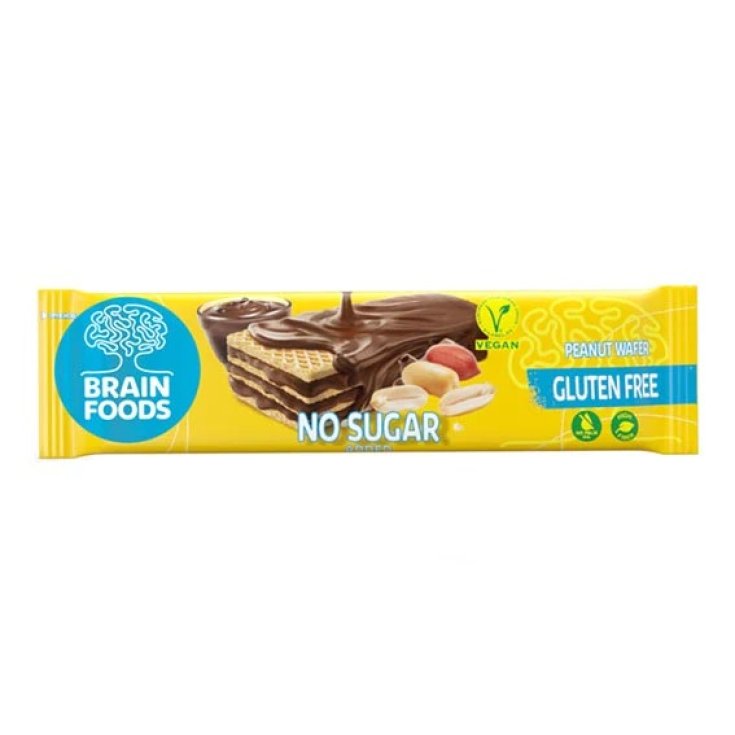 Wafer alla Crema di Arachidi Brain Foods 40g
