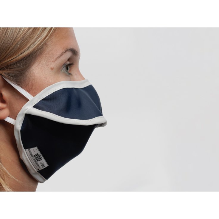 MASCHERINA MYCR BLU/BI