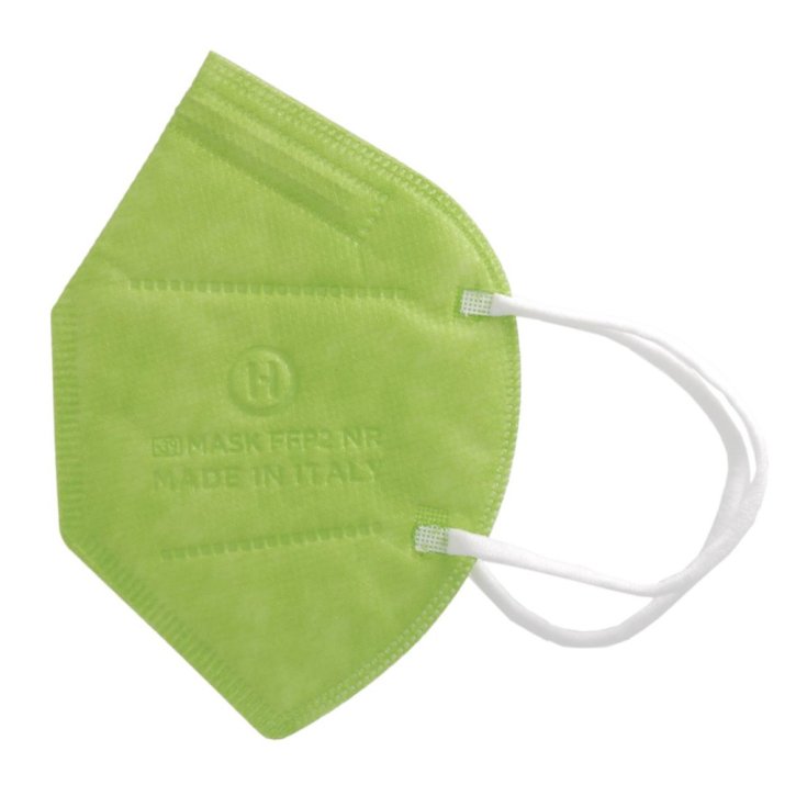 Mascherina +39 MASK FFP2 ACB Verde Acido 1 Pezzo