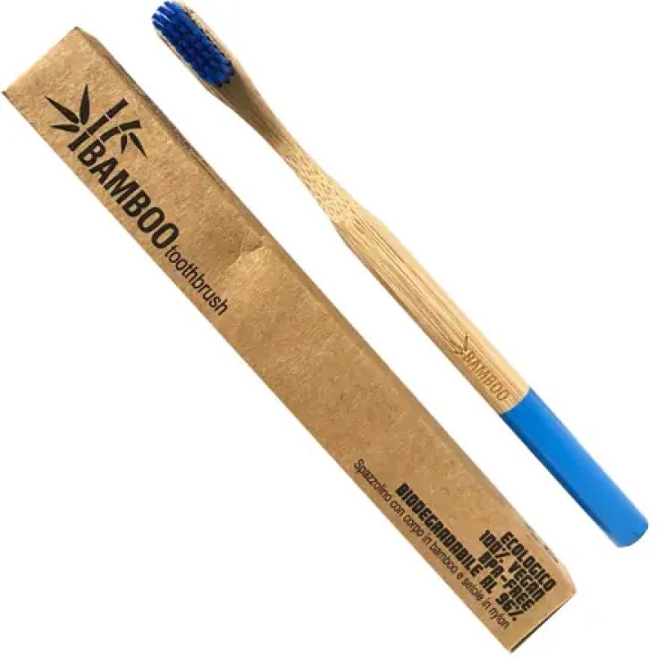 Spazzolino Bamboo Soft Blu