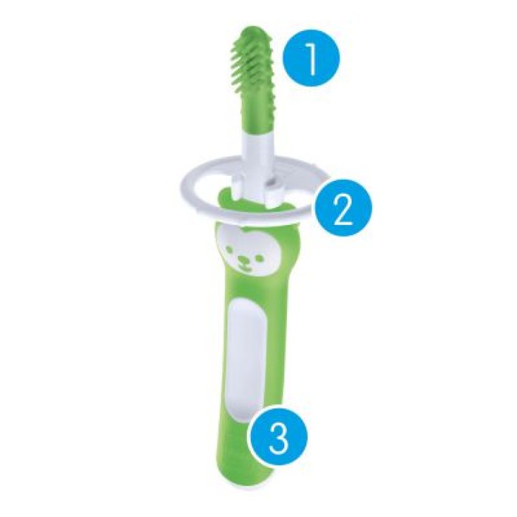 Massaging Brush Verde Mam 1 Pezzo