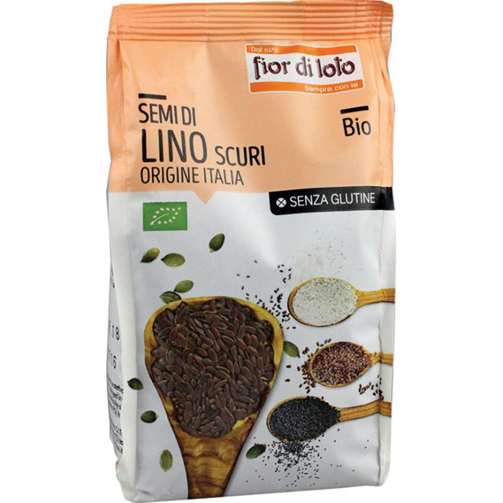 Semi di Lino Scuri Bio Fior di Loto 400g