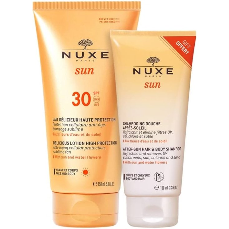 Set Latte Solare Spf30 + Shampoo Doccia Nuxe Sun 150ml+100ml
