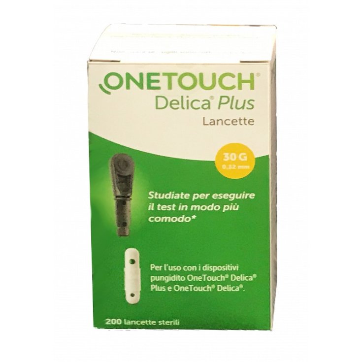 Lancette Delica® Plus OneTouch® 200 Pezzi