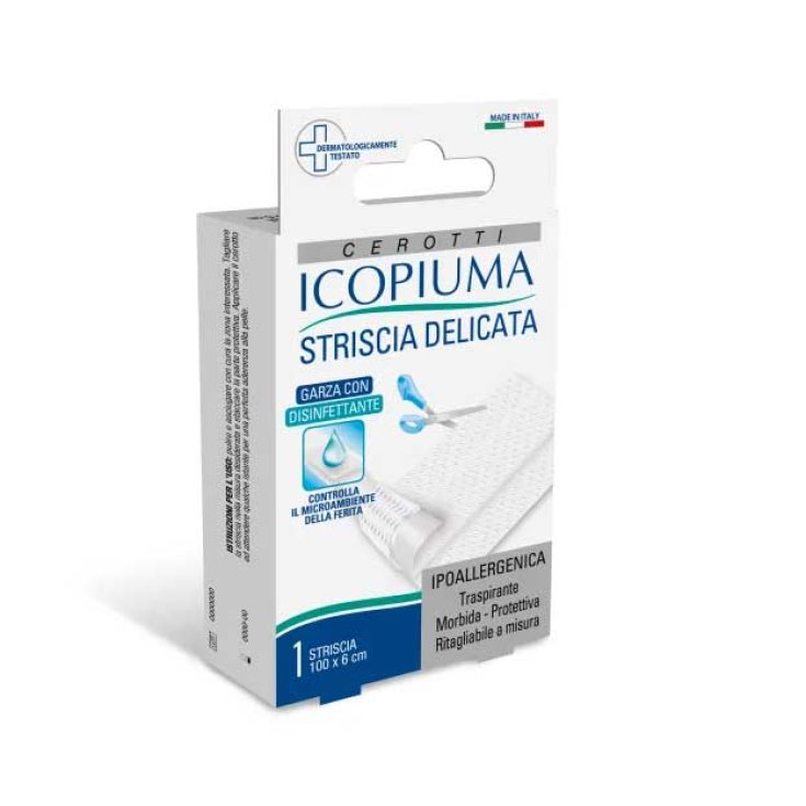 Icopiuma Cerotto Striscia In TNT Ipoallergenica 1m x 6cm