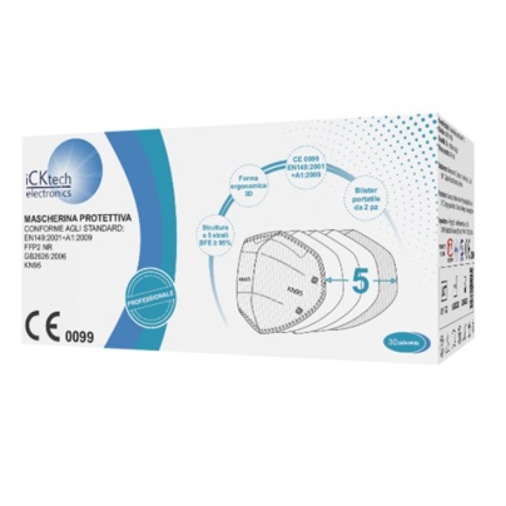 Mascherine FFP2 iCKtech 30 Pezzi