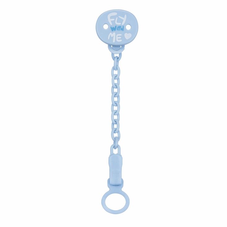 Catenella Portasucchietto Azzurro Chicco