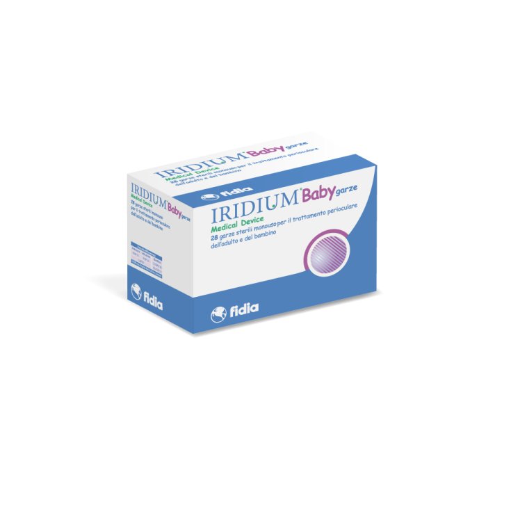 Iridium Baby Garze Oculari Fidia 28 Garze Sterili Monouso