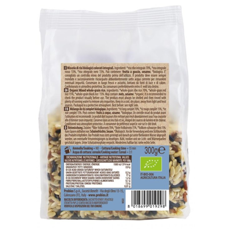 Rice&Rice Riso Mix Integrale Probios 300g