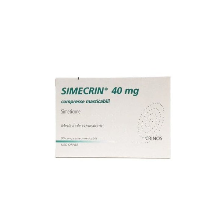Simecrin 40mg Crinos 50 Compresse Masticabili