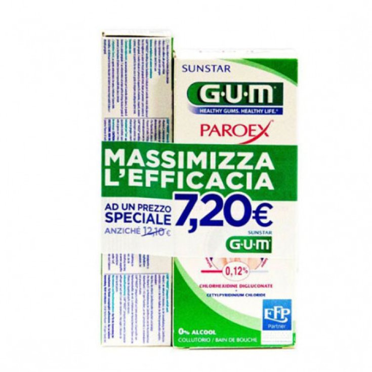 Sunstar Paroex Colluttorio + Dentifricio Gum Bipack