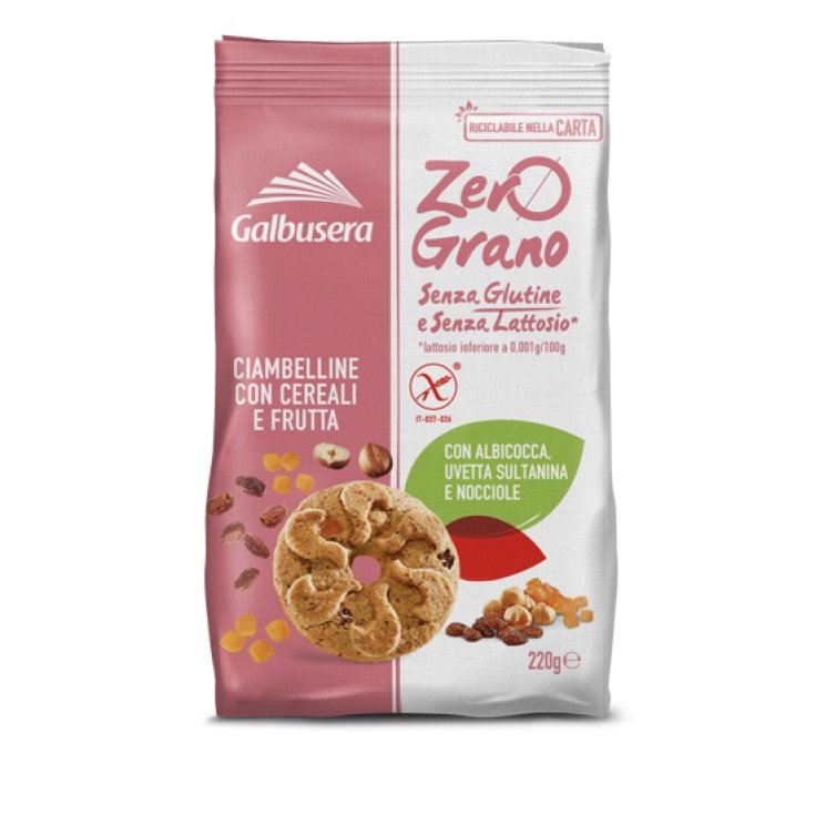 Ciambelline con Cereali e Frutta Zero Grano 220g