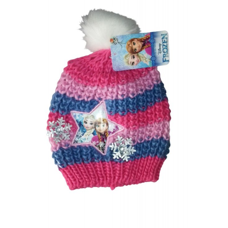 Cappello bambina Disney Frozen righe tg 54