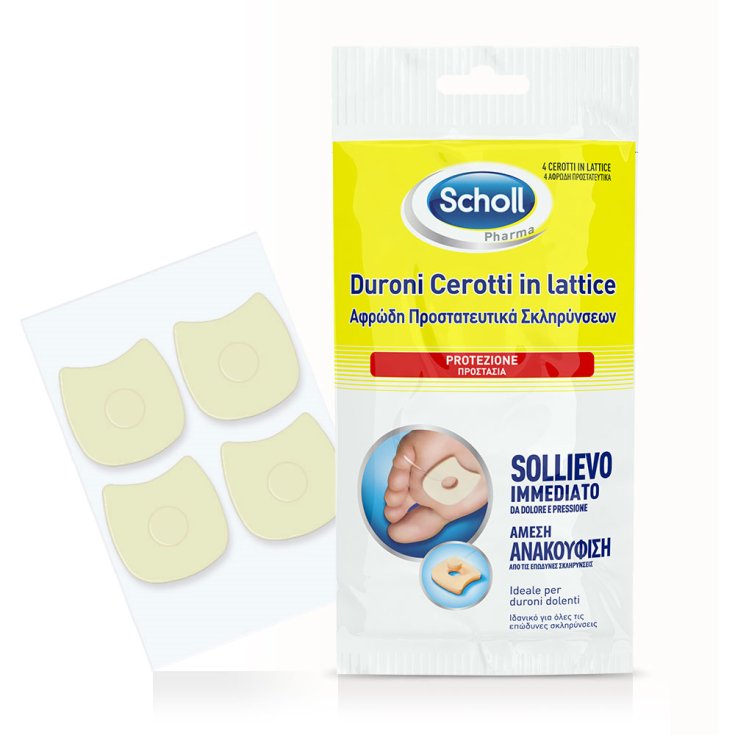 Cerotto Protezione In Lattice Per Duroni Scholl 4 Pezzi