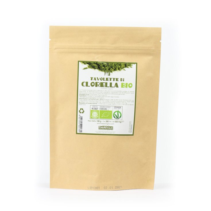 Tavolette Di Clorella Bio ErbaVoglio 100g
