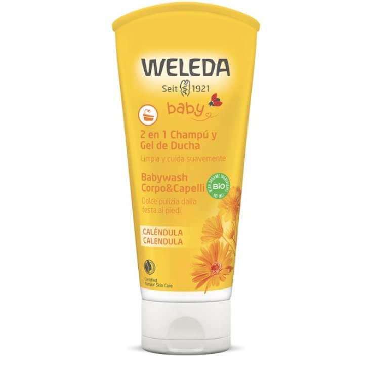 Weleda Baby Calendula Babywash Corpo E Capelli 200ml