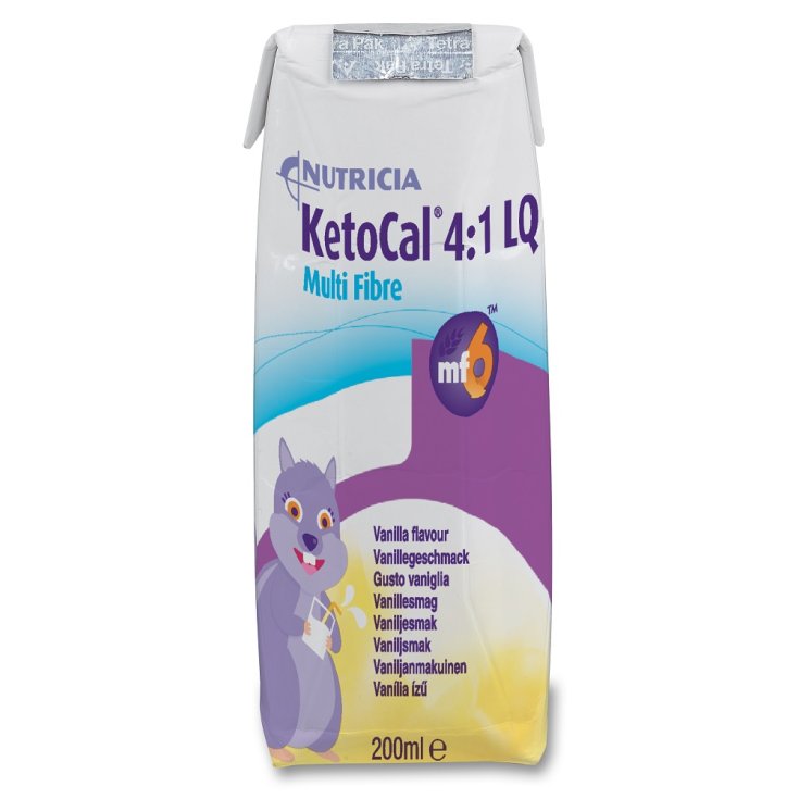 Ketocal 4:1 Lq Multi Fibre Gusto Vaniglia Nutricia 200ml