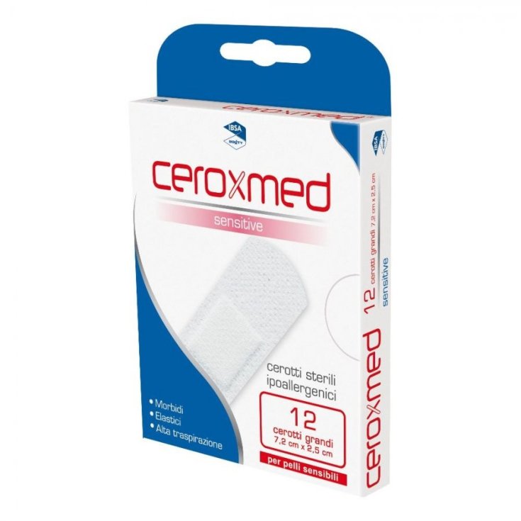 Cerotti Delicati Grandi Ceroxmed 12 Pezzi
