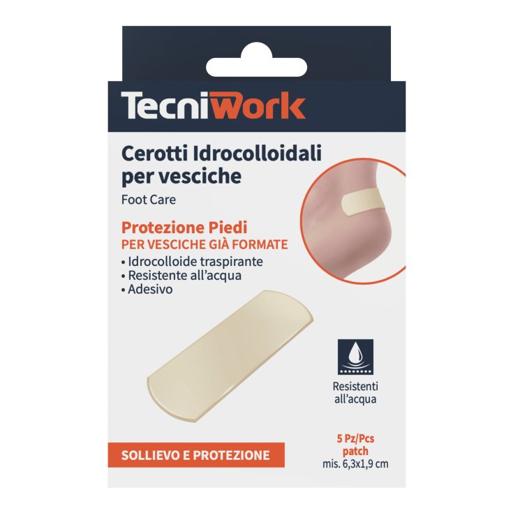 Cerotti Idrocolloidali Vesciche Tecniwork® 5 Pezzi