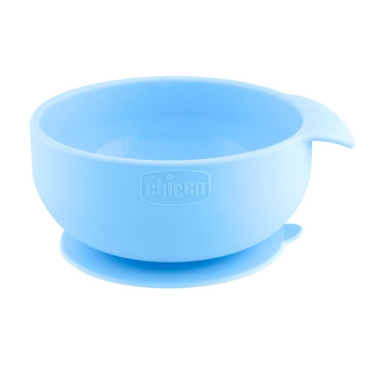 Ciotola in Silicone con Ventosa Azzurro CHICCO