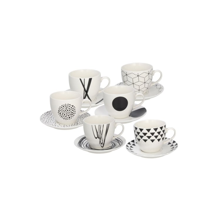 Set 6 Tazze Thè Tognana Con Piattino